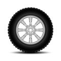 Black auto tire - for stock